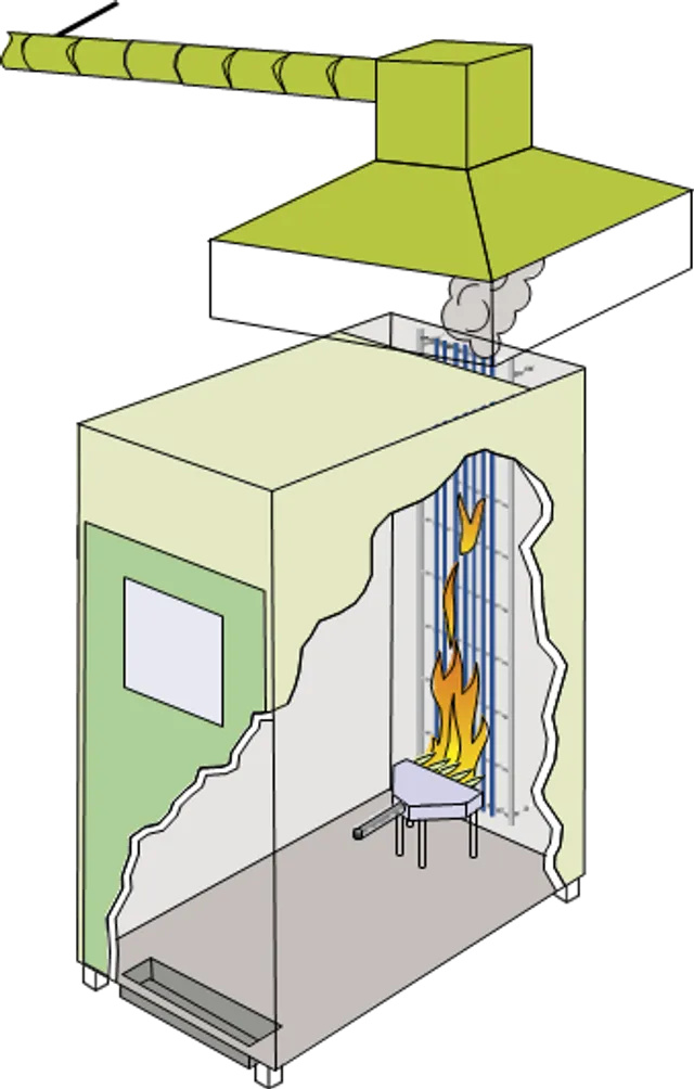 EN 50399 cable fire test chamber test equipment