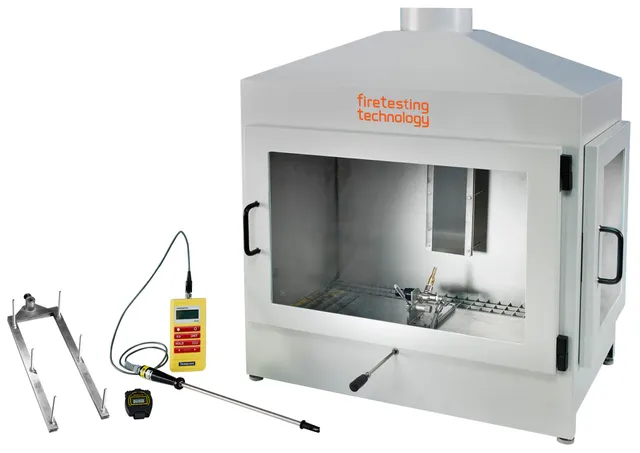 Ignitability apparatus (single flame source) test equipment