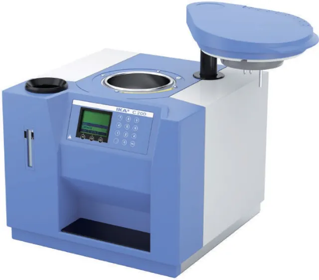 Bomb calorimeter test equipment