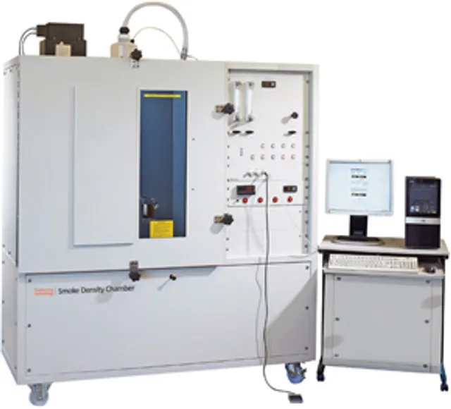 NBS Smoke Density Chamber (with optional Conical Radiant Furnace) test equipment