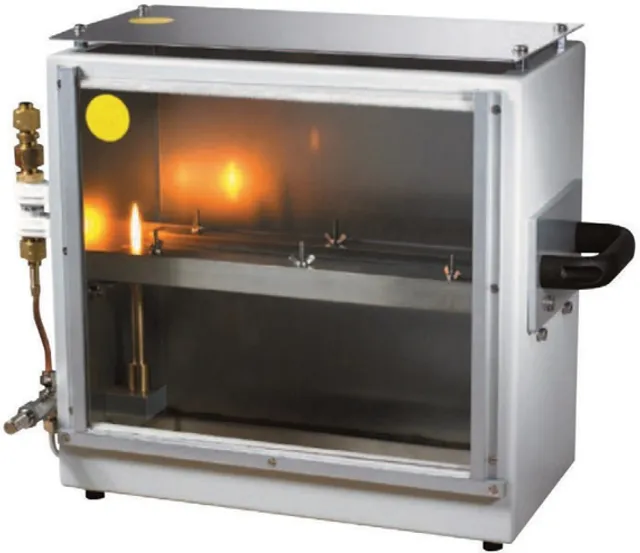 FMVSS 302 horizontal burn chamber test equipment